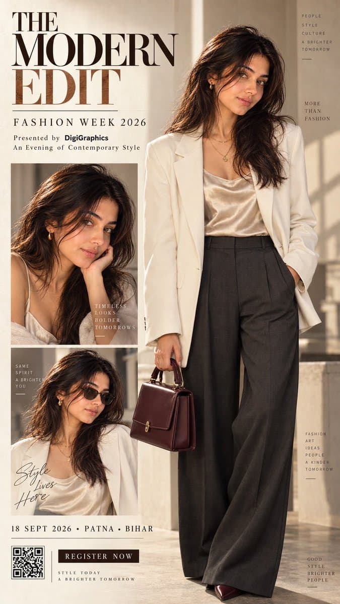 Luxury Fashion Editorial Portrait