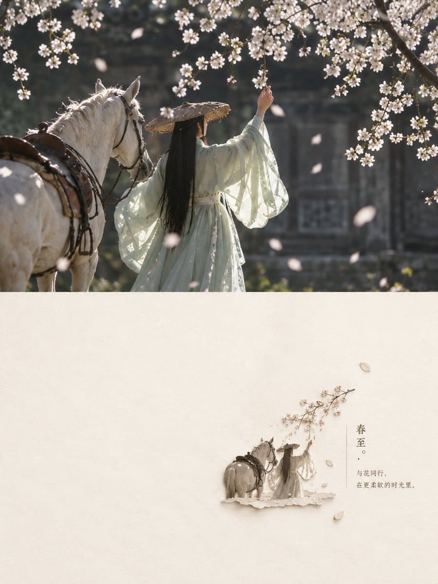 Elegant Spring Equinox Poster