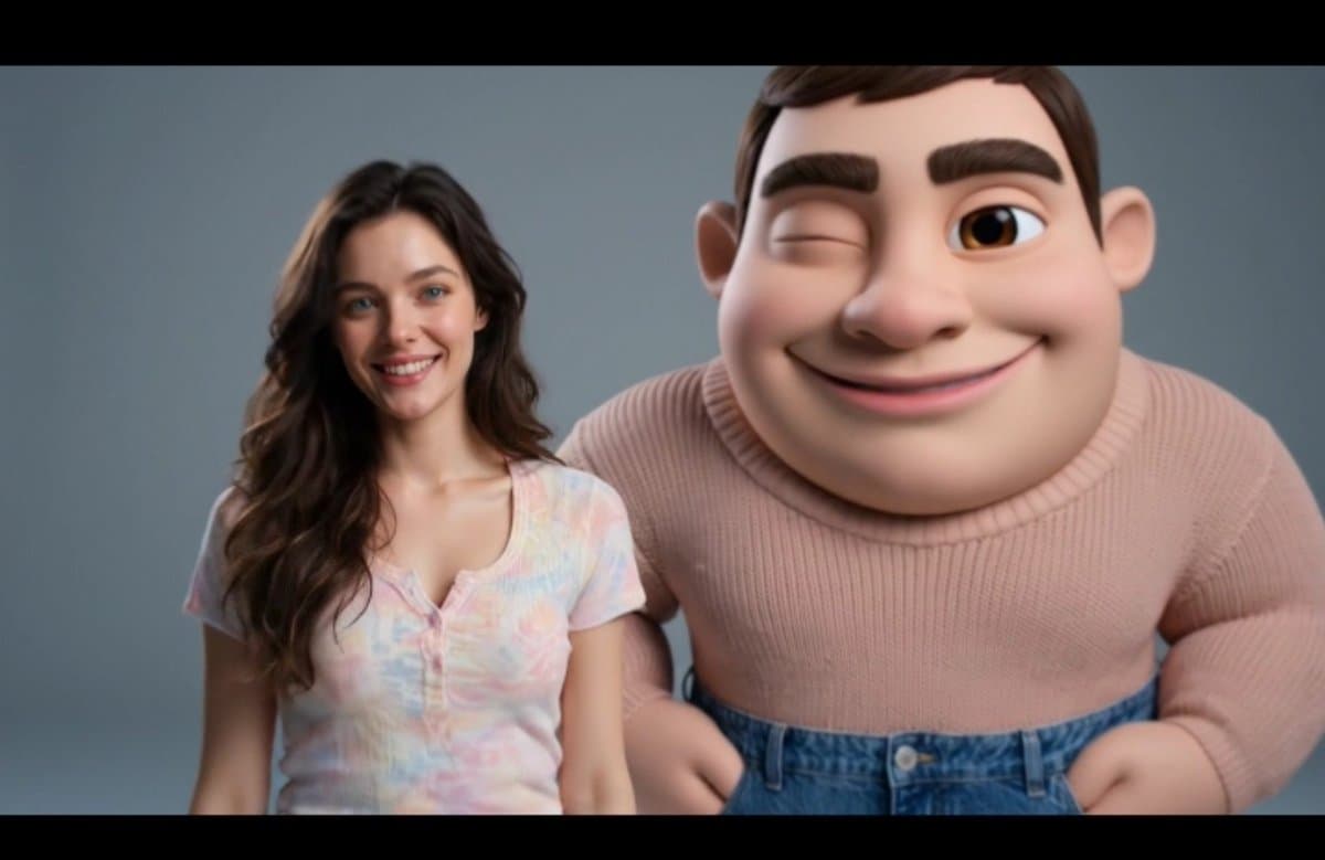 Pixar Style Real Person Transformation