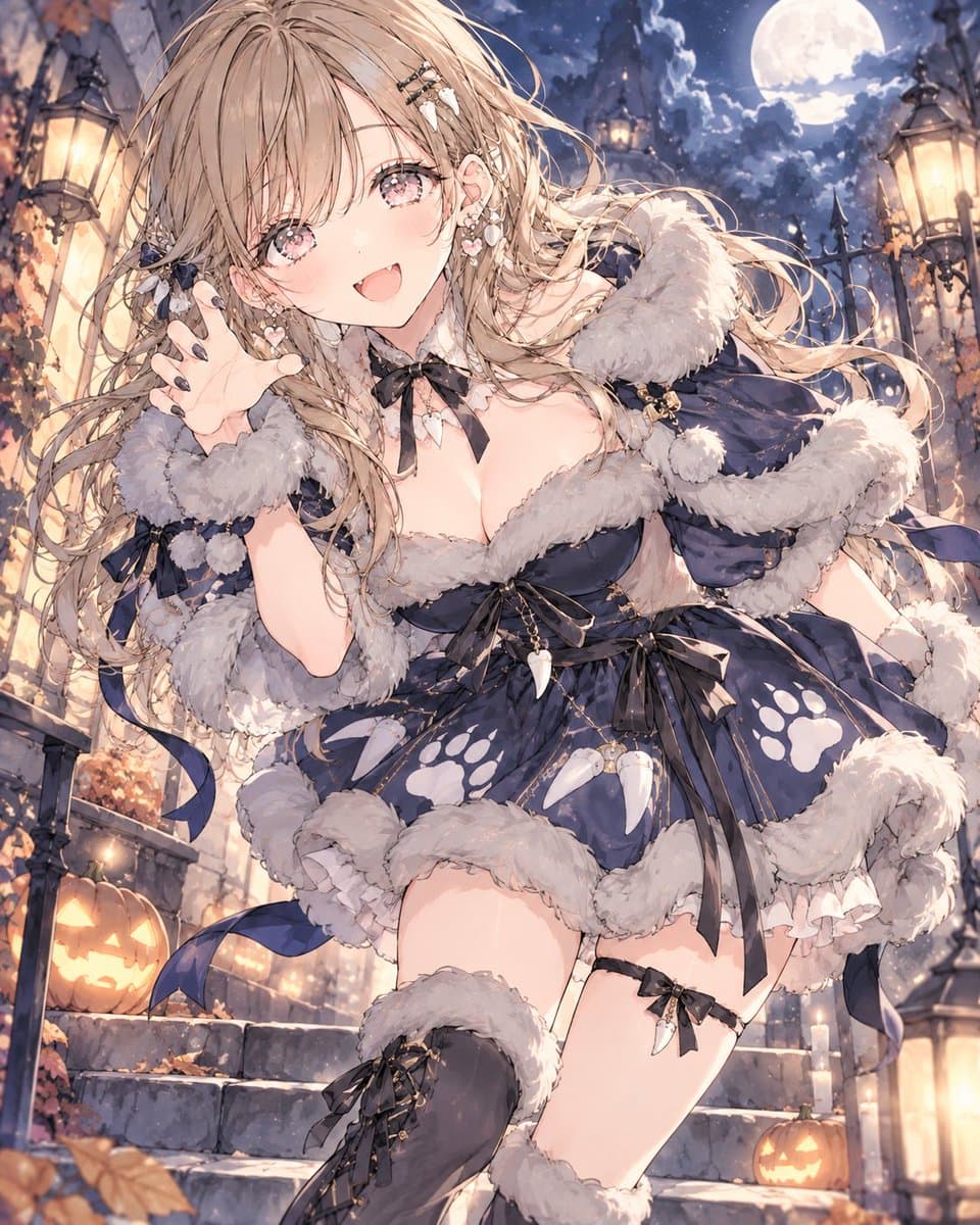 GPT Image 2 Halloween Wolf Dress Prompt