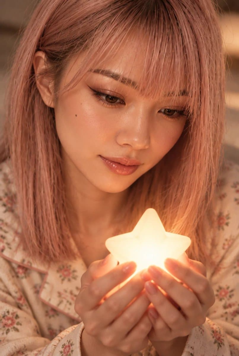 Cute Star Night Light Portrait Comparison
