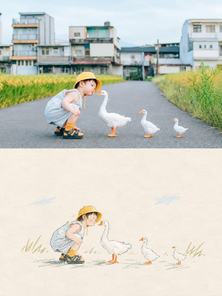 Photorealistic to Watercolor Transformation Prompts