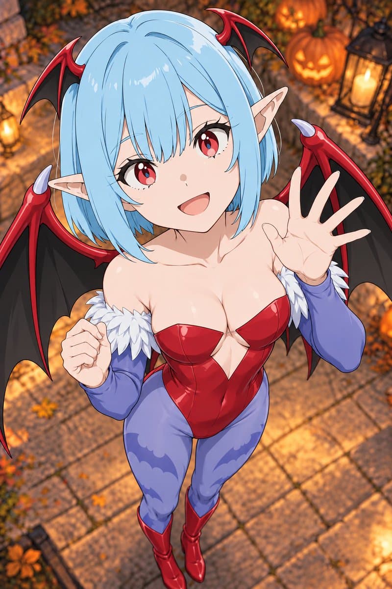 Halloween Succubus Costume Transformation