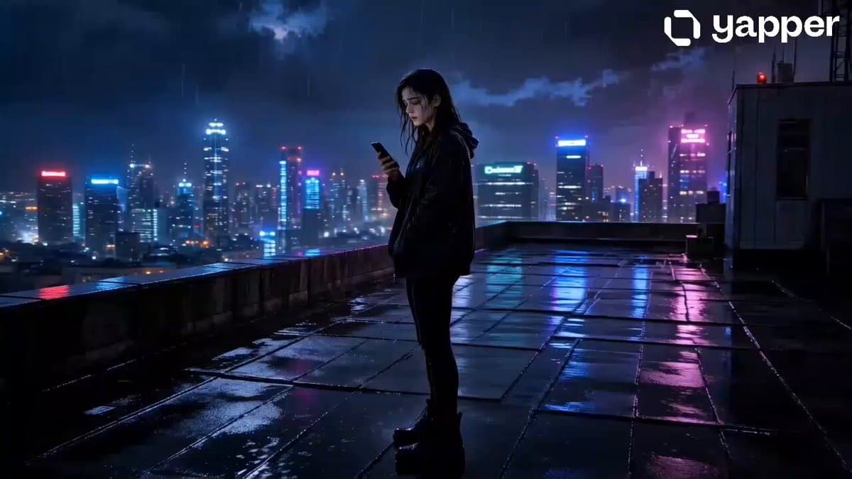 Melancholic Rainy Rooftop Character Study