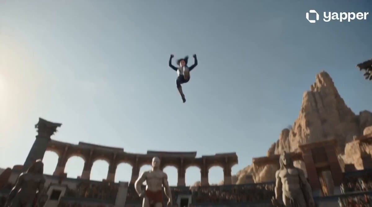 Celestial Warrior Combat Scene