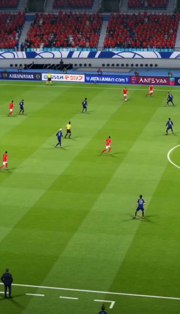 Japanese Sports Anime Soccer Match