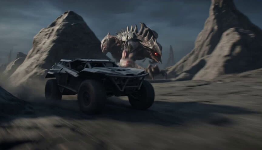 Alien Terrain Military Buggy Chase