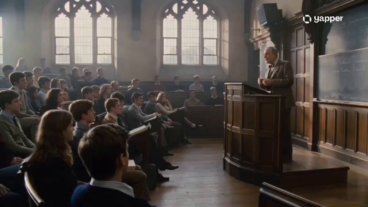 1970s Academic Lecture Drama