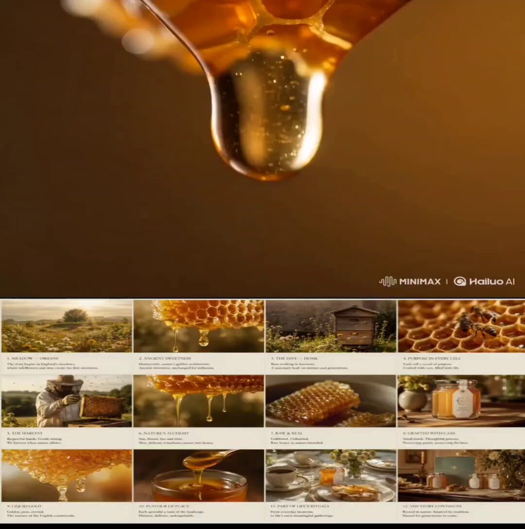 Luxury Honey Brand Storyboard Animation
