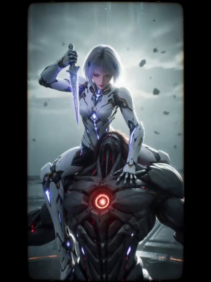 Cyberpunk High-Speed Combat CG