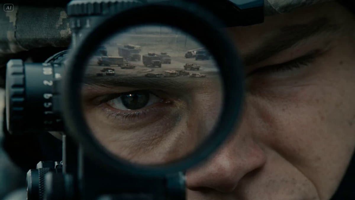 Lone Sniper in Ruined Tower