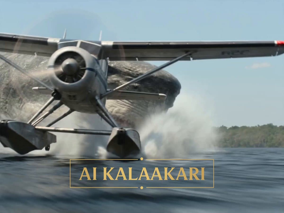 Megalodon vs Seaplane Cinematic Chase