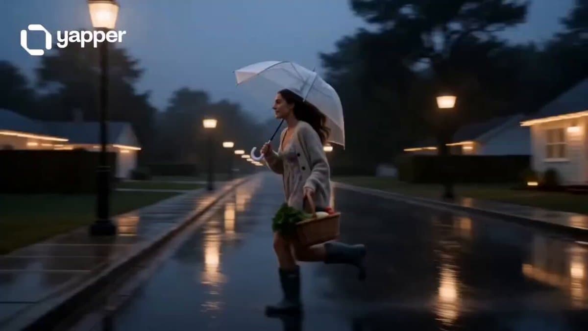 Cinematic Cozy Rain Home Sequence