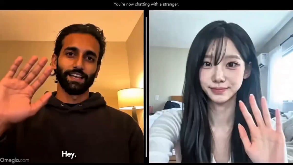 Realistic Omegle Chat Interaction