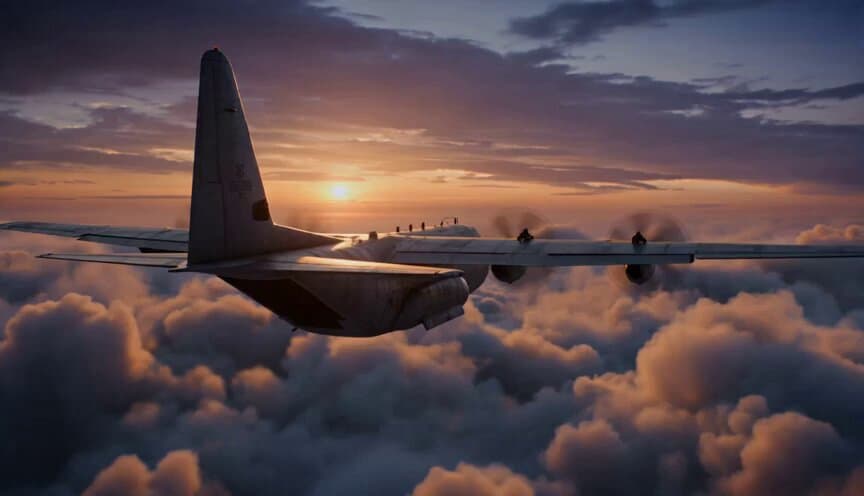Cargo Plane Action Sequence