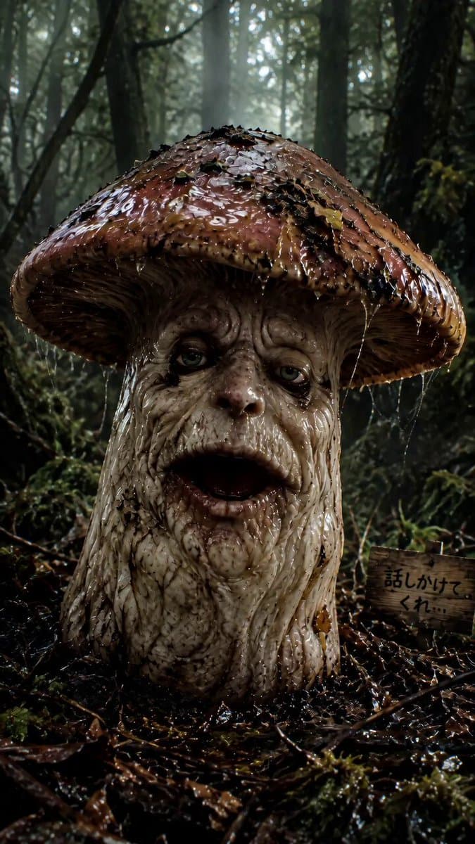 Horror Mushroom Transformation
