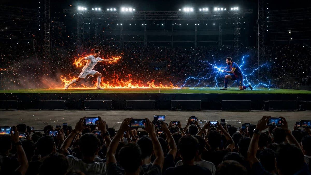 Ronaldo vs Messi Stage Battle