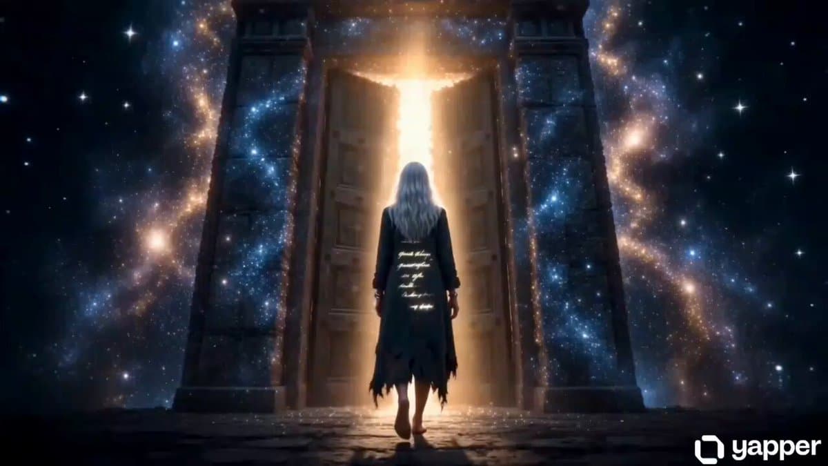 Interdimensional Librarian Surreal Fantasy Scene