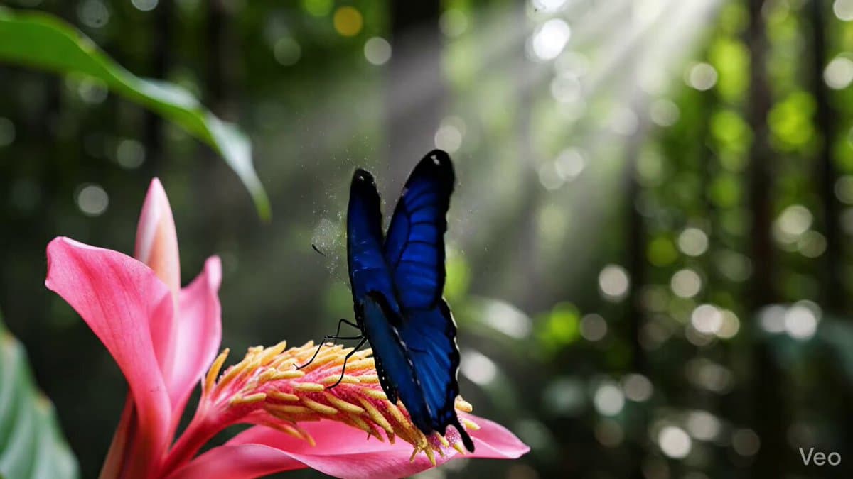 Morpho Butterfly Wing Simulation