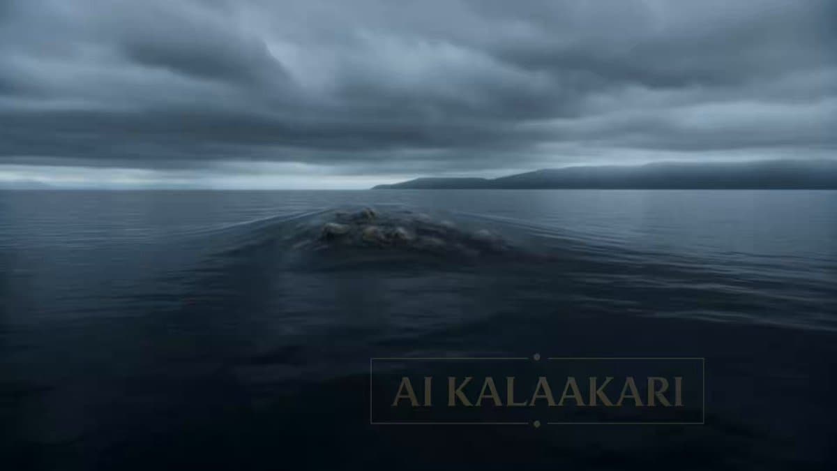 Medieval Fantasy Lake Monster Sequence