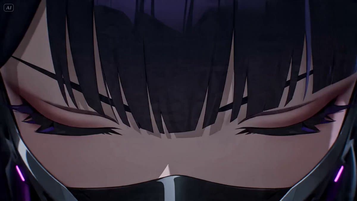 Cyberpunk Anime Kunoichi Rooftop Battle