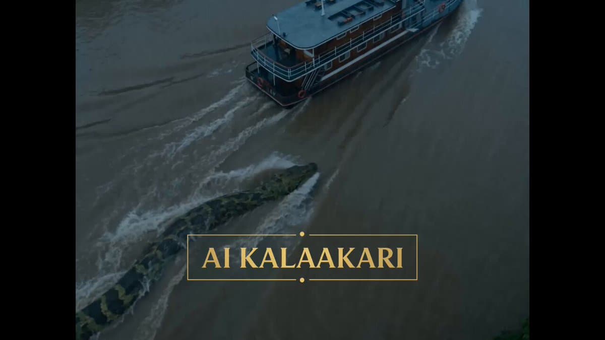 Giant Anaconda Houseboat Attack Horror