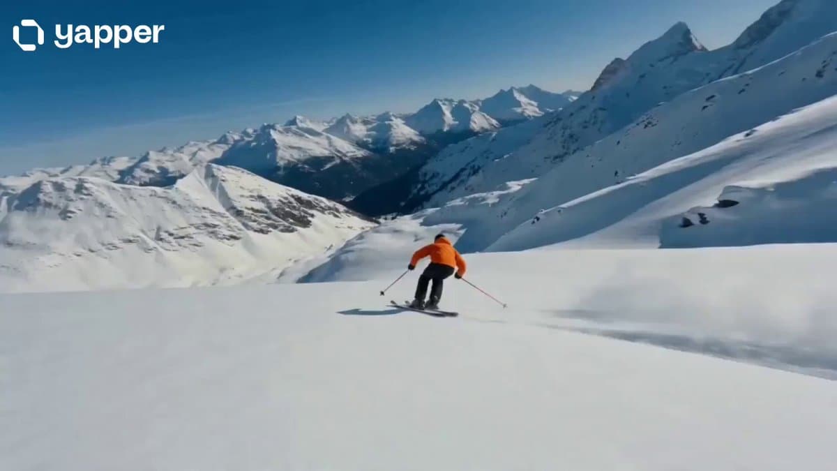 Cinematic Skiing Sports Documentary