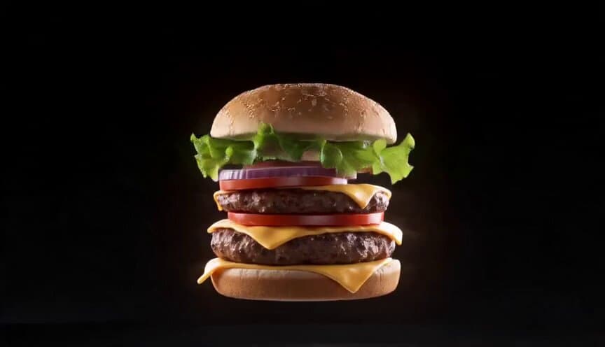 Food VFX Matrix Burger Commercial