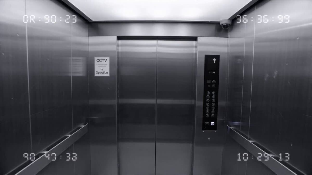 Elevator CCTV Glitch Horror