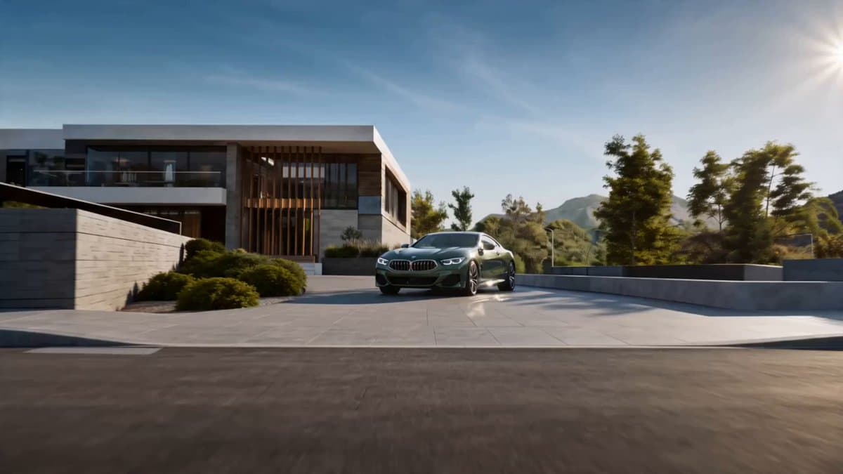 Cinematic BMW 8 Series Commercial