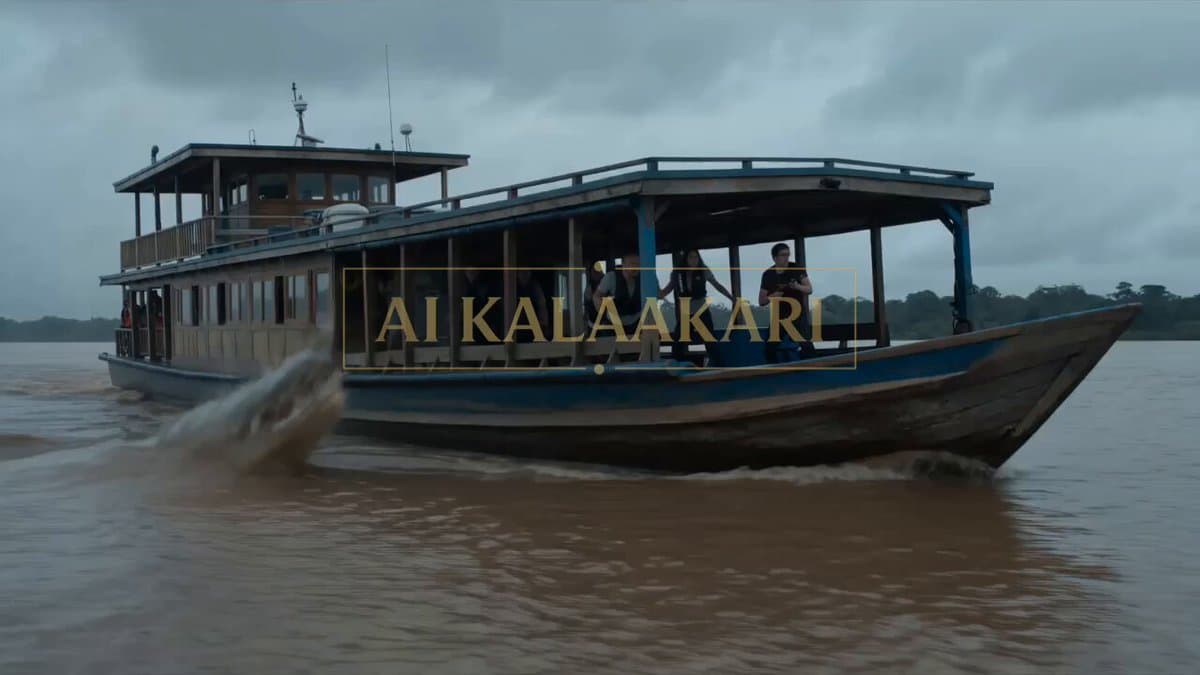 Giant Crocodile Houseboat Attack