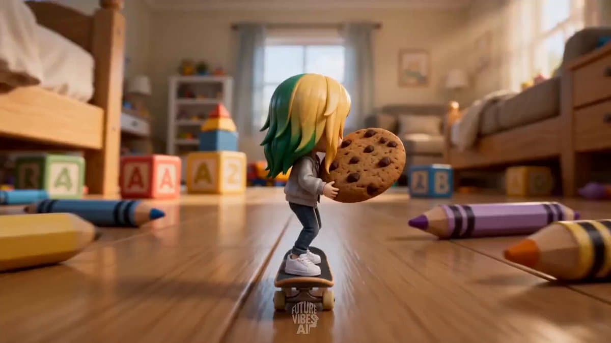 Miniature Skateboard Comedy Chase