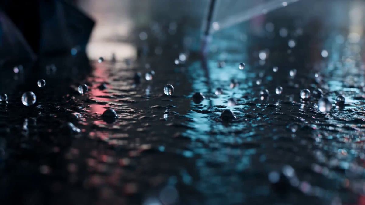 Reverse Rain Neon Drama
