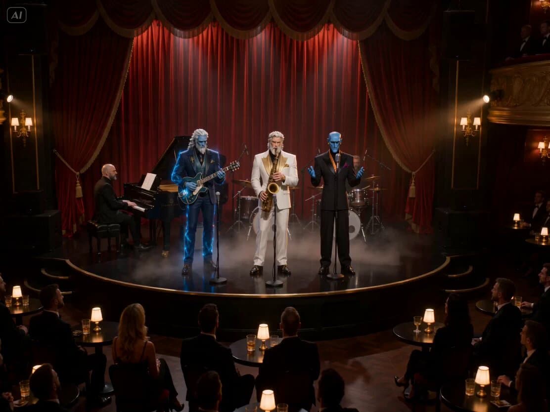 Divine Jazz Trio Performance