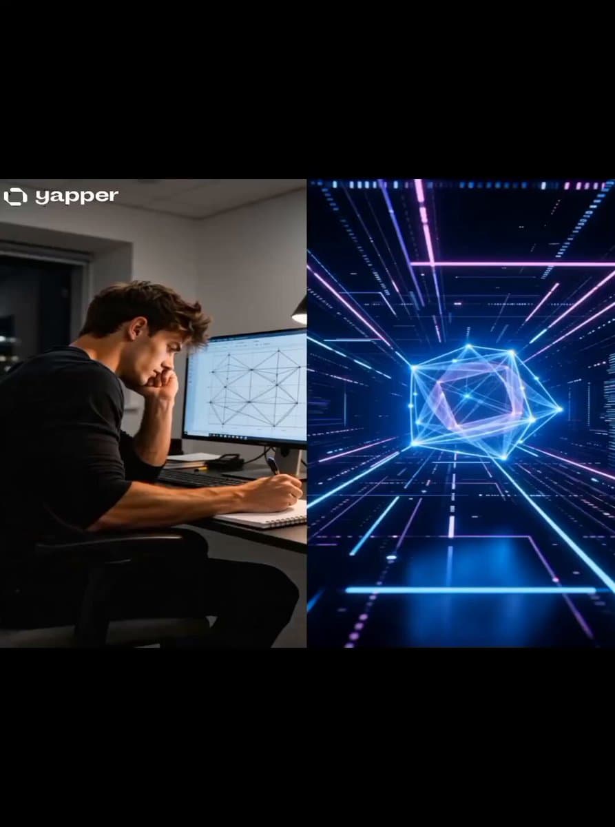 Human and AI Collaboration Split-Screen