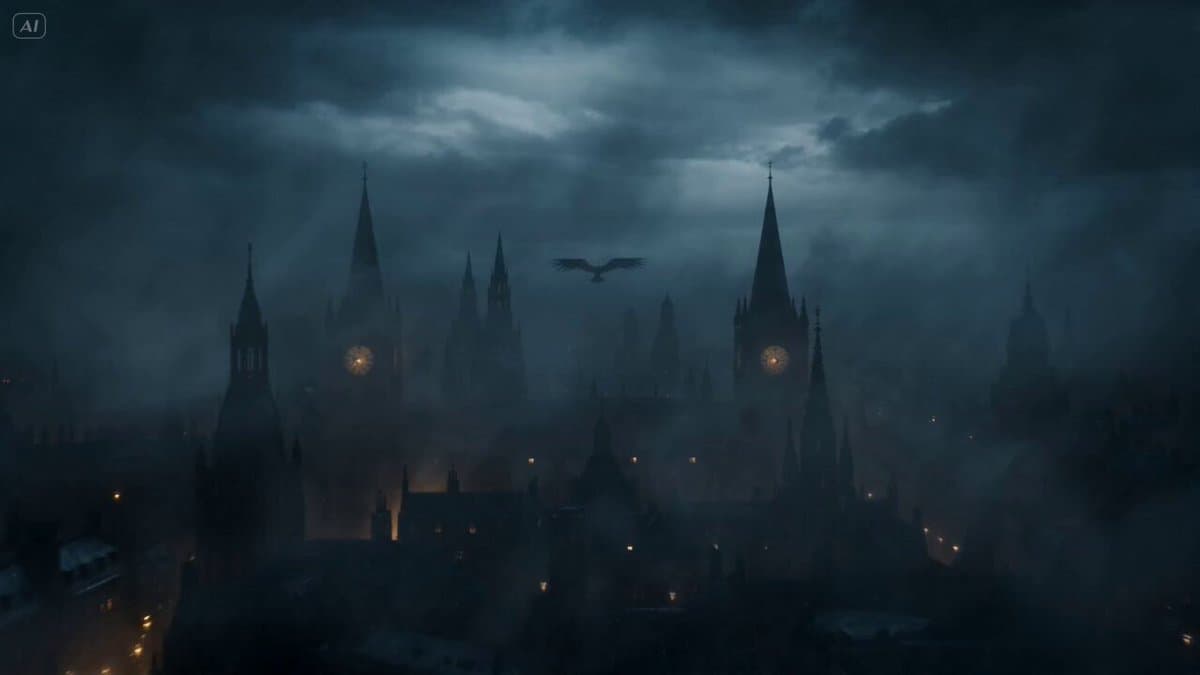 Gothic Shadow Raven Storm VFX