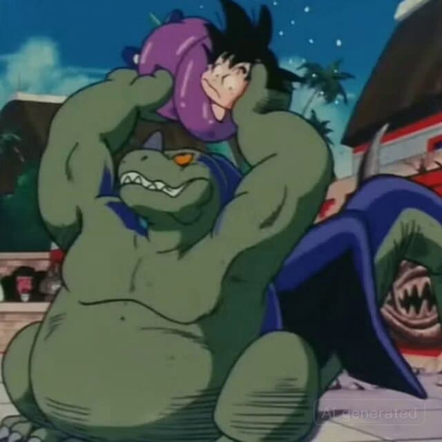 Retro Anime Style Dragon Tickling Story