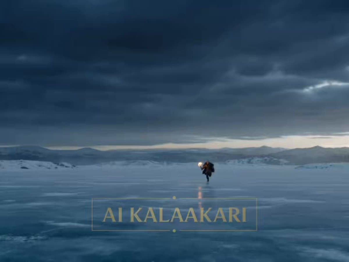 Viking Werewolf Frozen Lake Hunt Prompt