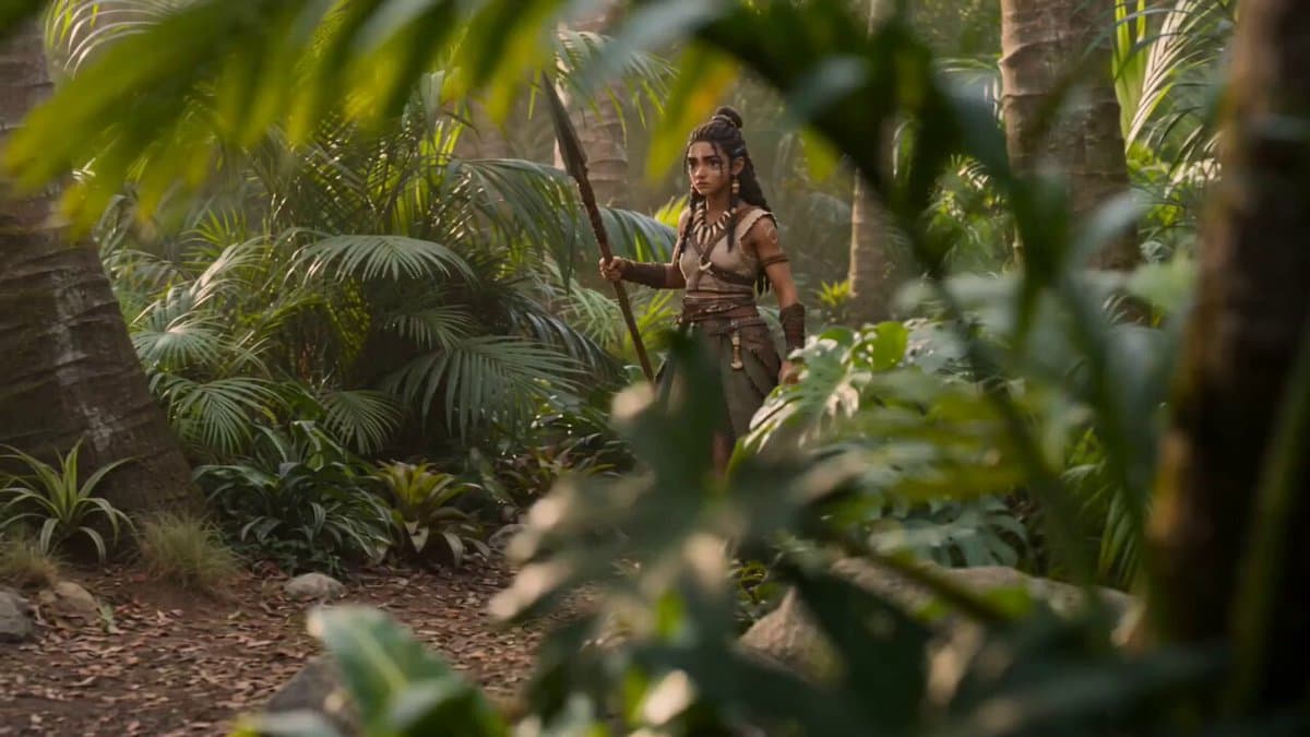 Cinematic Fantasy Jungle Forest Warrior