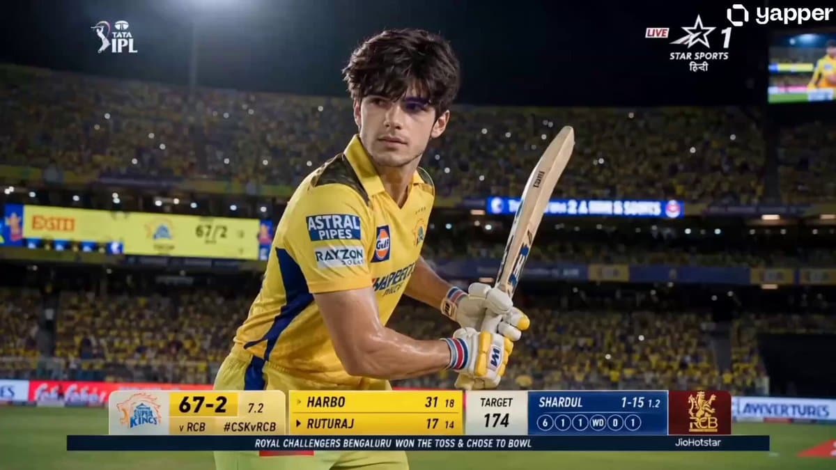 IPL Live Broadcast Scene