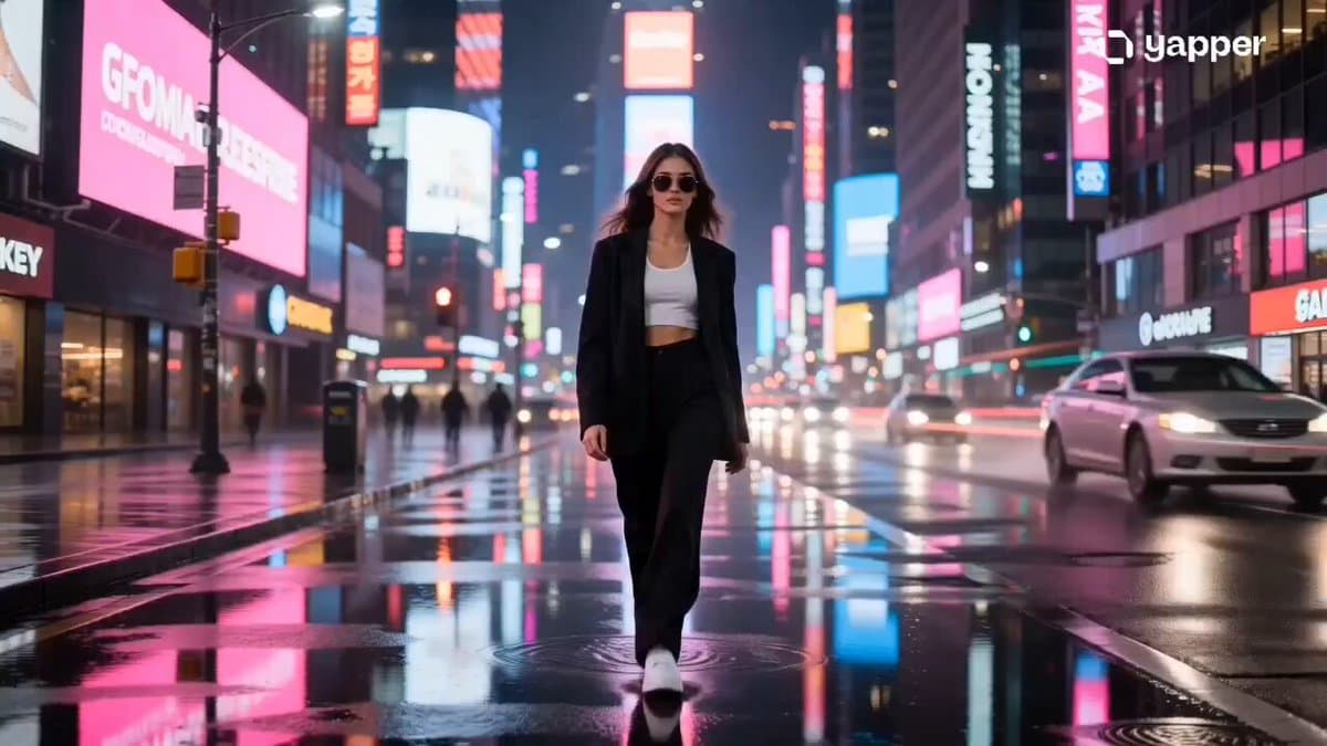Seoul Luxury Streetwear Night Campaign