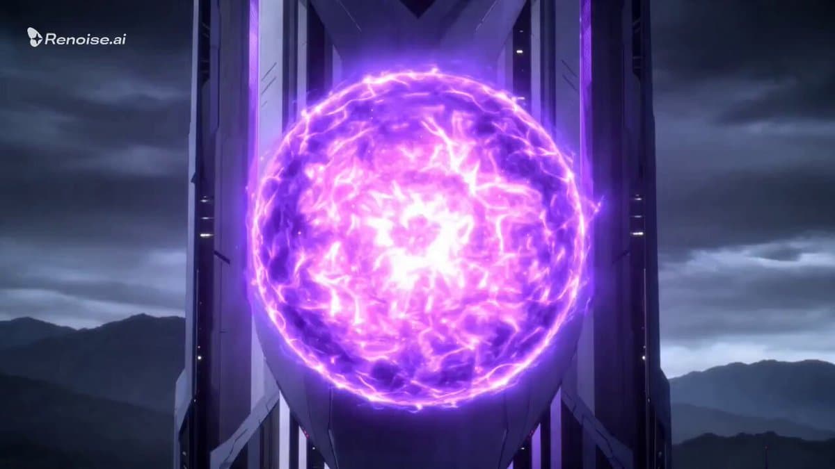 Futuristic Sci-Fi Anime Battle