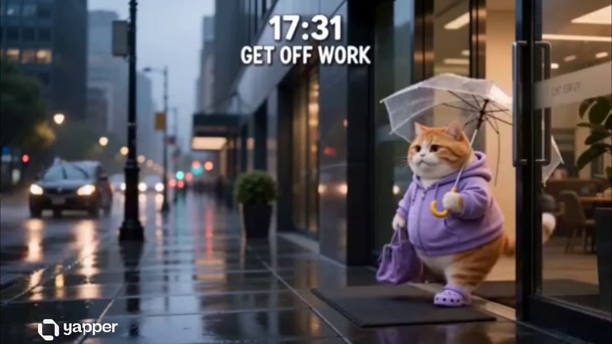 3D Animated Cat Daily Vlog