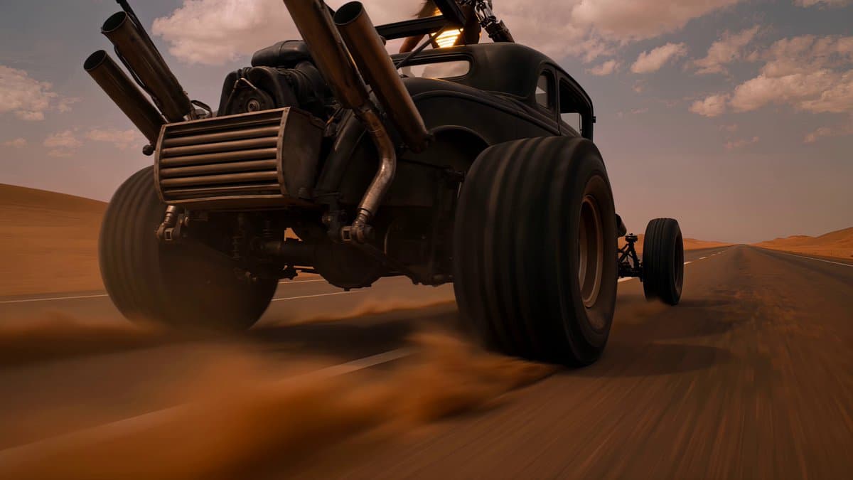 Post-Apocalyptic Desert Warrior Highway Chase