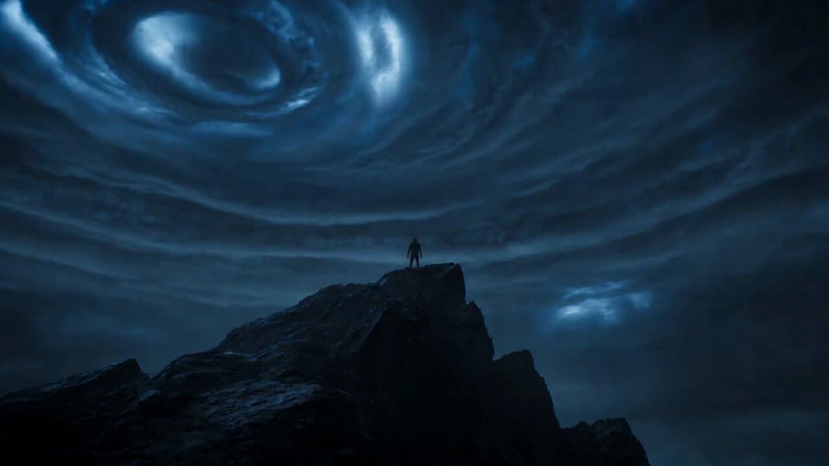Cinematic Lightning Avatar Transformation Sequence