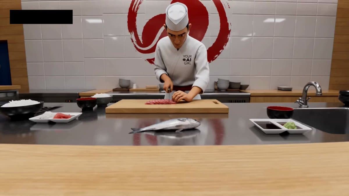 Sushi Chef Animation Prompt