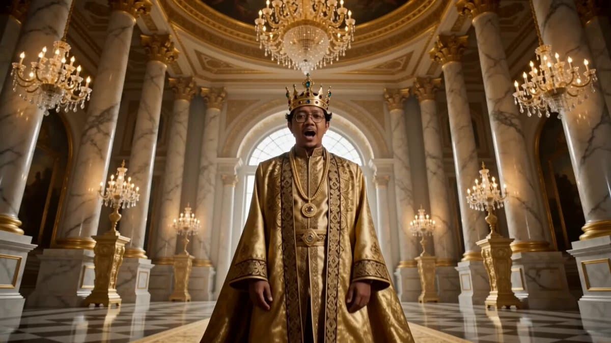 Golden Royal King Rap Music Video