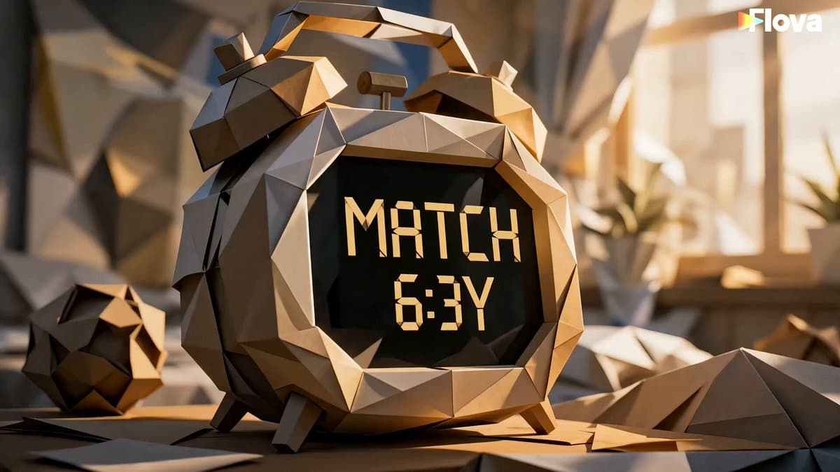 Origami Football Match Narrative