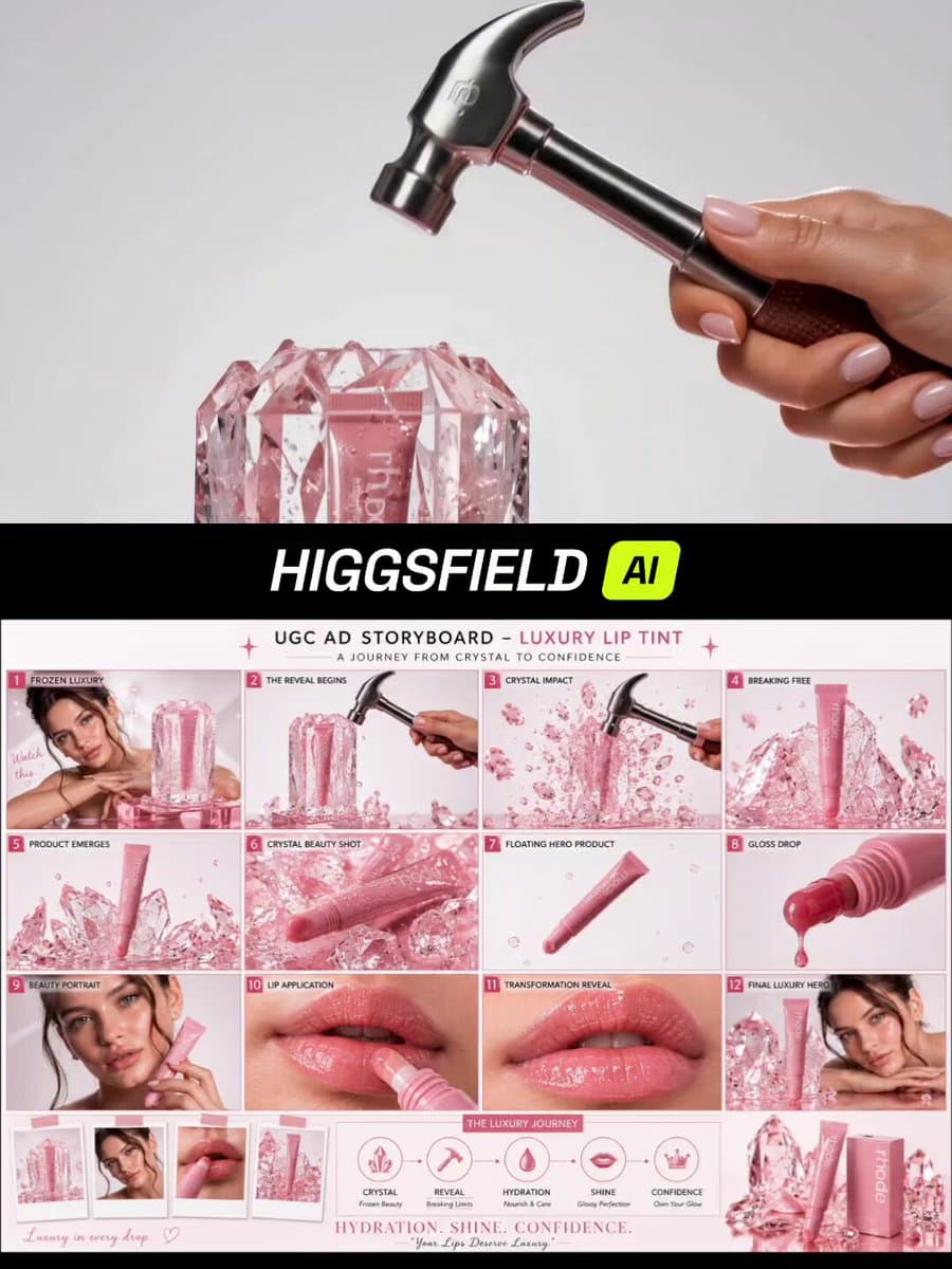 Luxury Pink Lip Tint Commercial