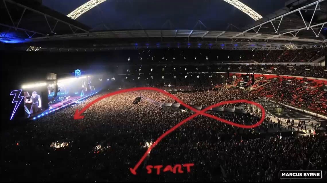FPV Drone Stadium Flythrough